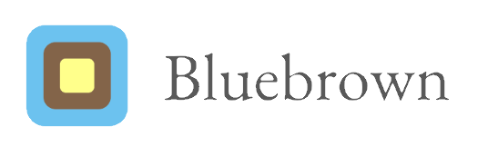 Blue and Brown